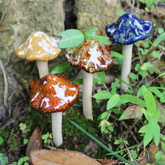 Toadstool Statues