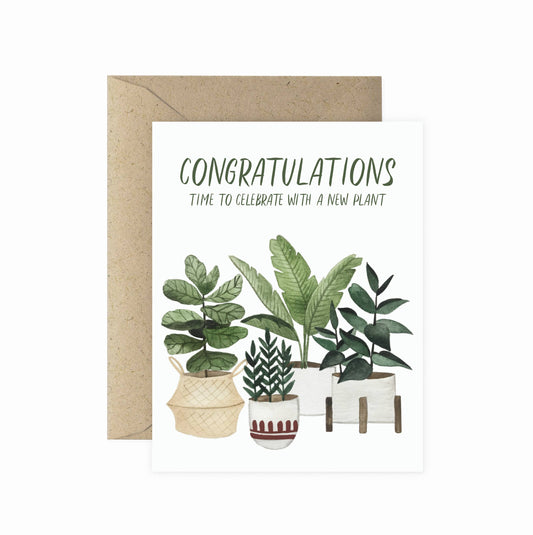 Congratulations New Plant Card